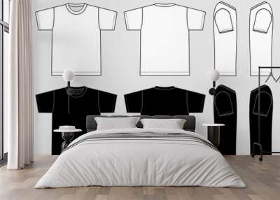 Men's Tshirts illustration [vector] Wall mural